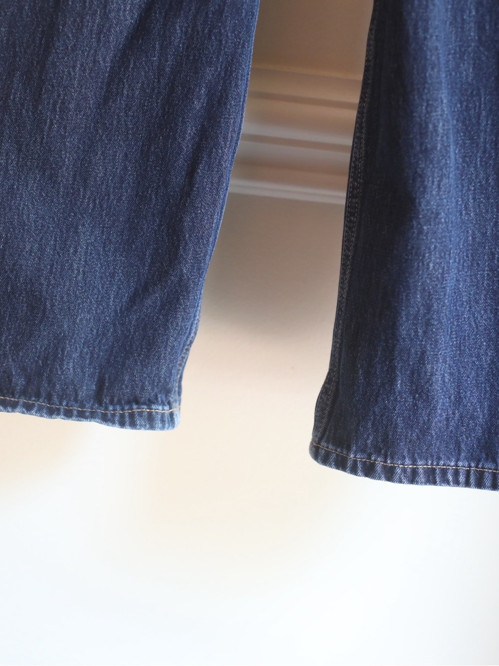 Hollister High Rise Baggy‎ Jeans Size 00 Dark Wash Wide Leg Y2K Womens - Picture 8 of 12